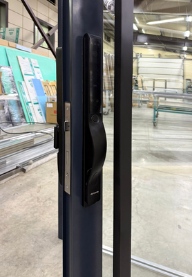 Алюминиевые светопрозрачные двери - электрозамок СКУД