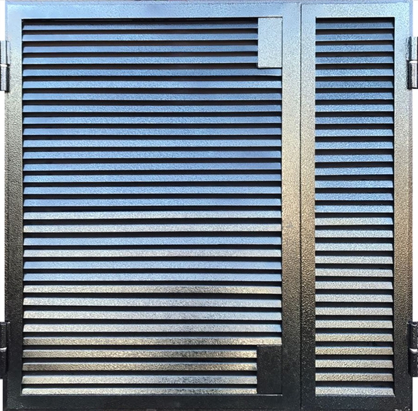 Металлические ставни-жалюзи Ставни-жалюзи двупольные