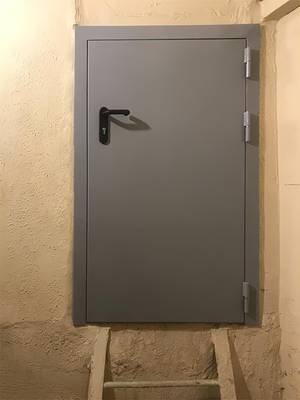 Нестандартная глухая дверь (ул. Крупской) Нестандартная глухая дверь (ул. Крупской)