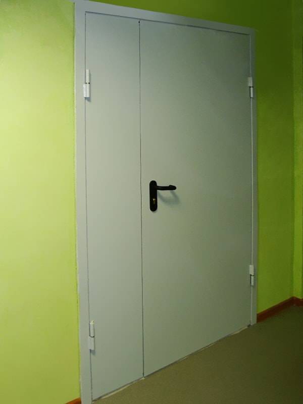 Противопожарная дверь 1,5 створки