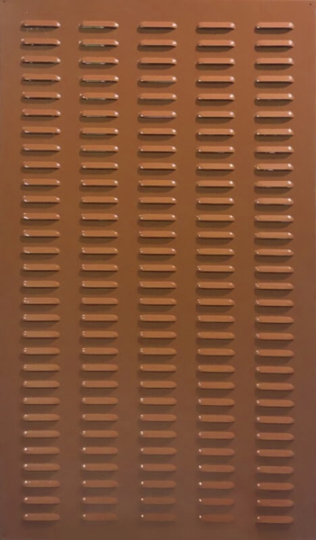 Ставни однопольные пробивные коричневые Ставни-жалюзи однопольные пробивные (грунт)