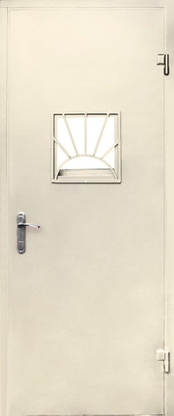 Внешняя сторона Техническая дверь для кассы