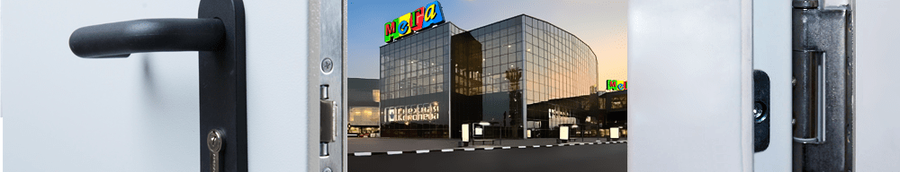 Установка огнестойких дверей в ТЦ &laquo;Мега&raquo;, Белая дача